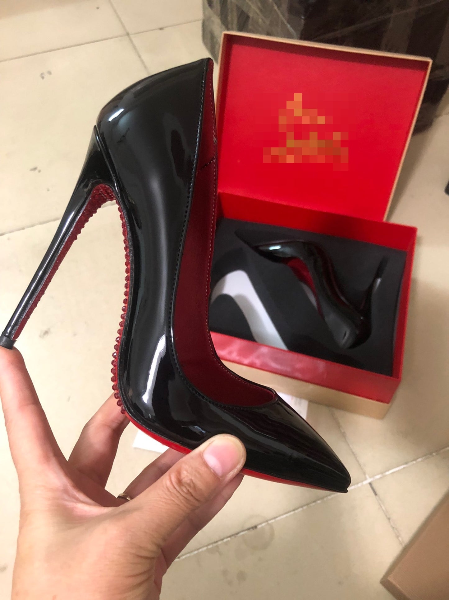 Red Bottoms Heels (Sparkly)