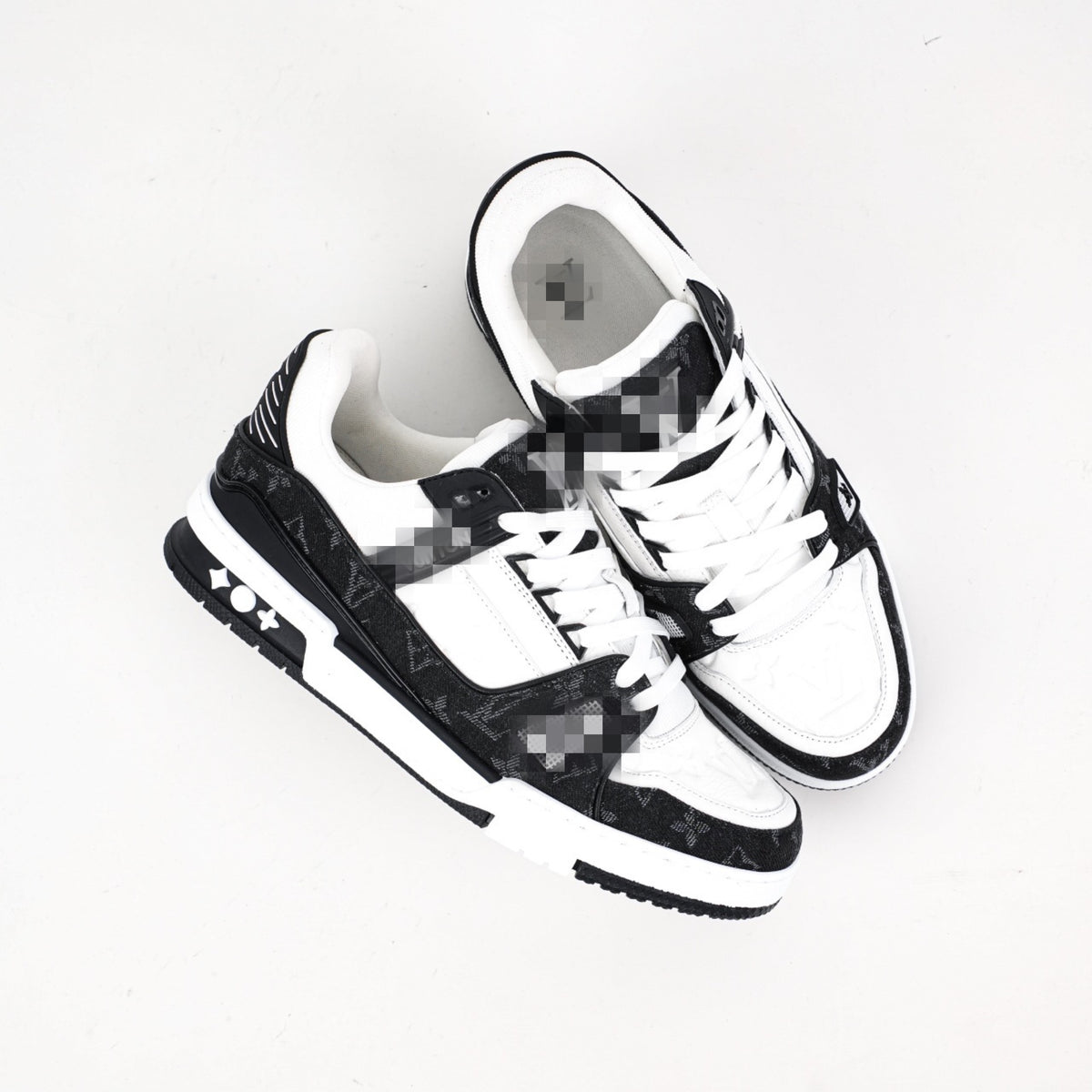 Vui Luxury Trainers (Black/White)