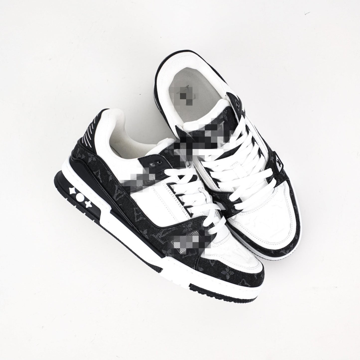 Vui Luxury Trainers (Black/White)