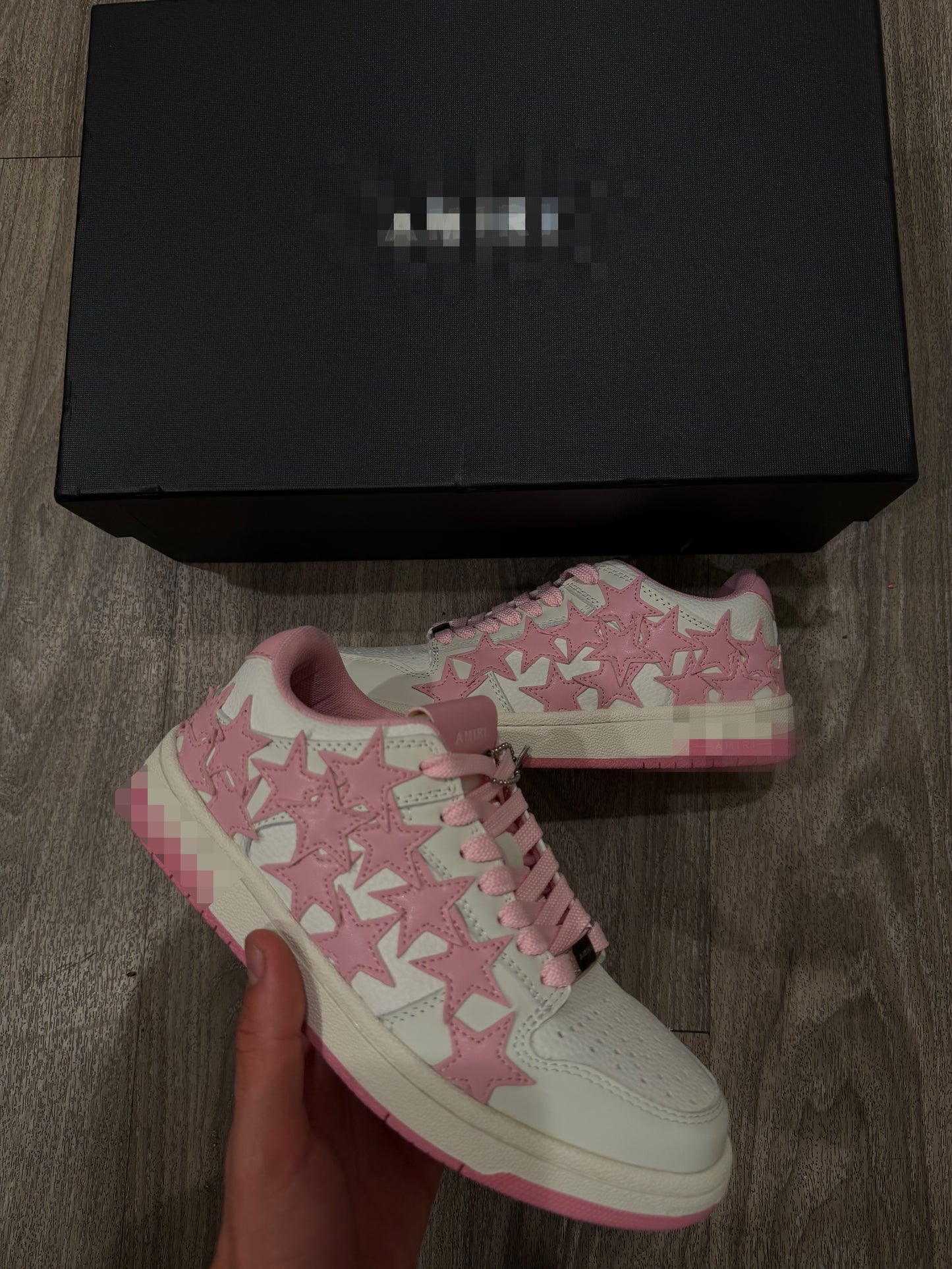Ami Pink Star Crush Sneakers