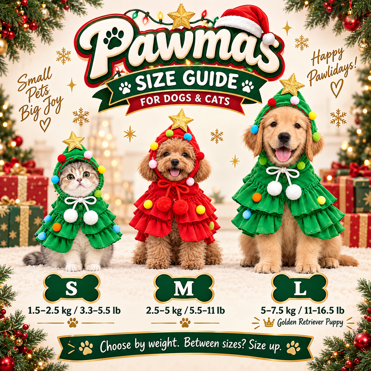 Pawmas - Christmas Tree Pet Costume