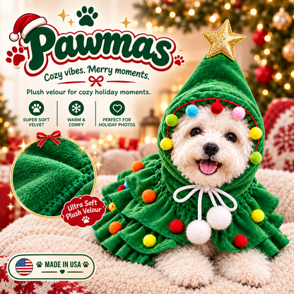 Pawmas - Christmas Tree Pet Costume