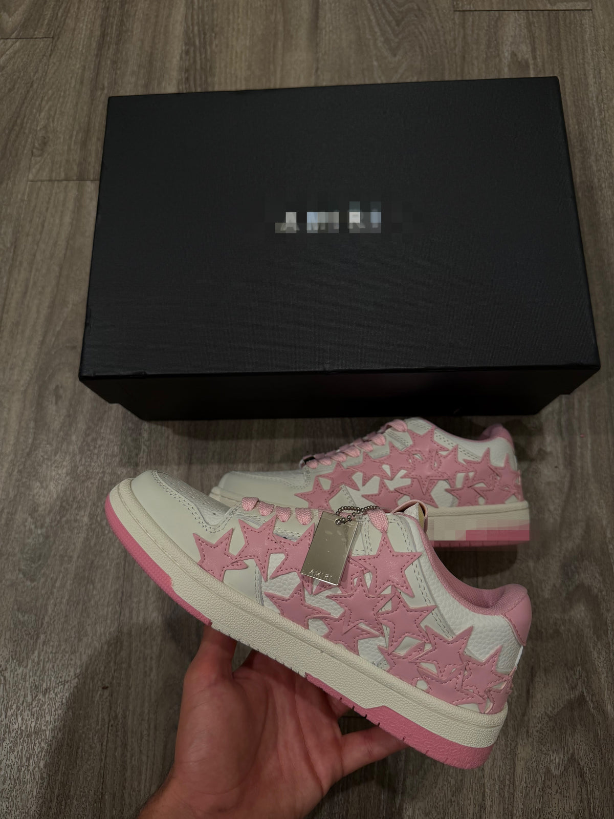 Ami Pink Star Crush Sneakers