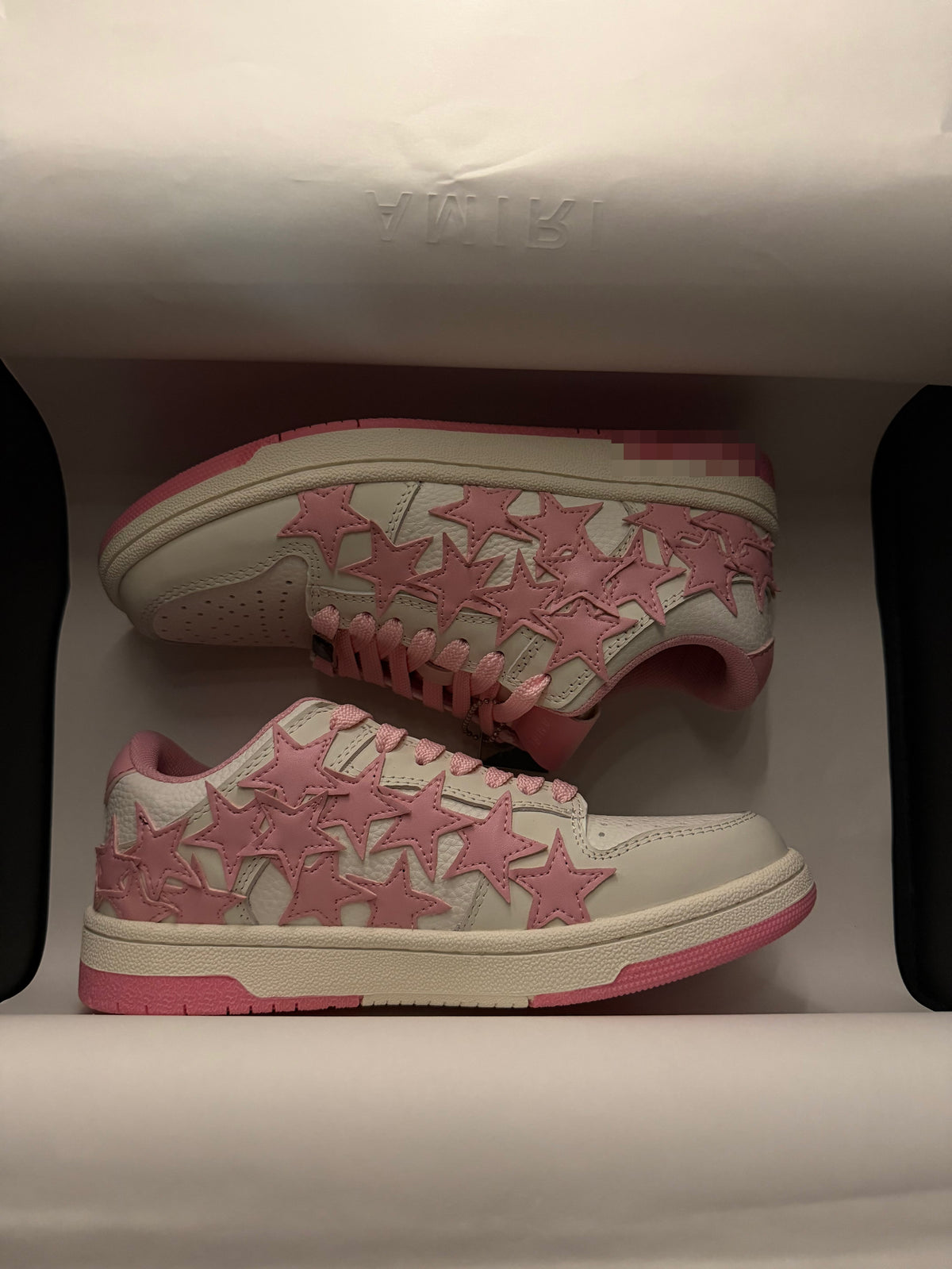 Ami Pink Star Crush Sneakers