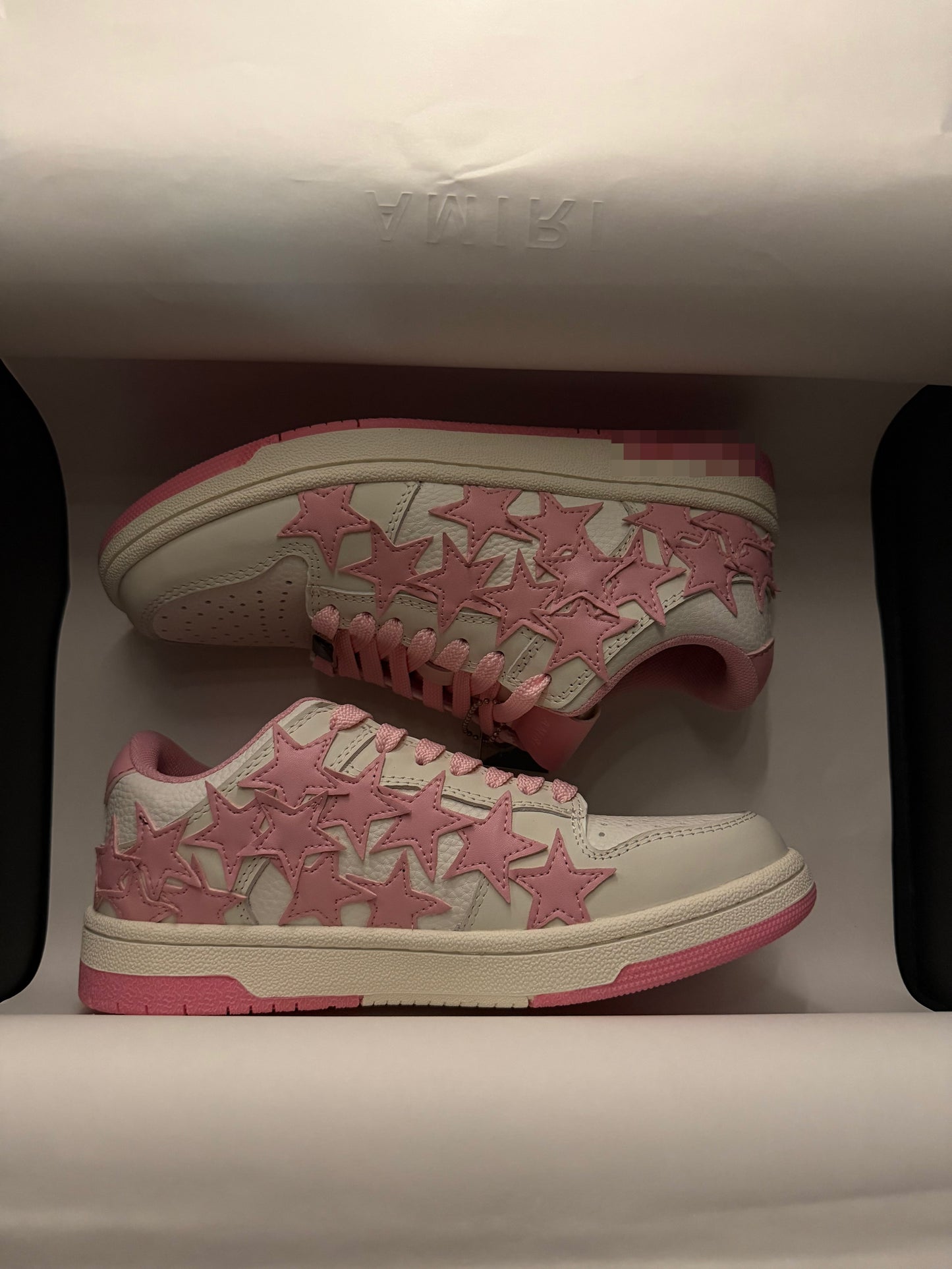 Ami Pink Star Crush Sneakers