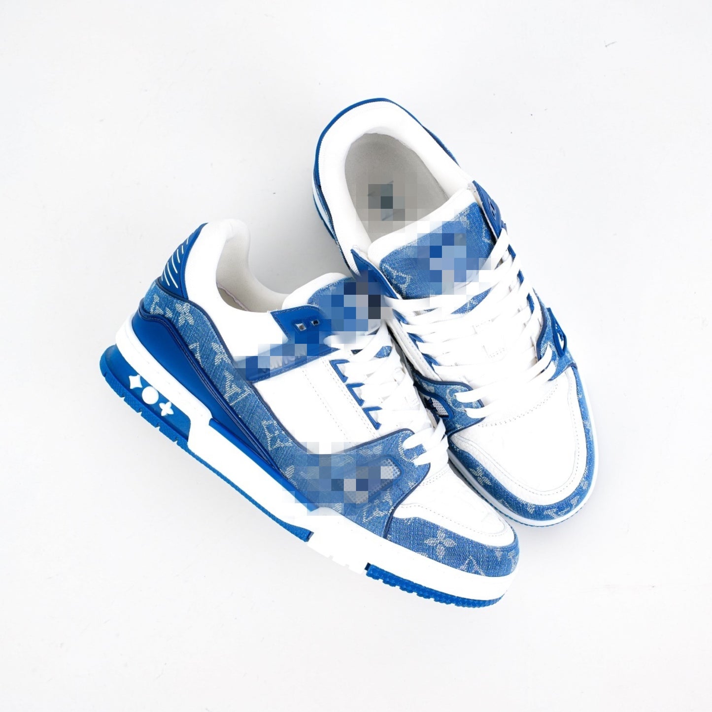 Blue White Vui Luxury Shoes ( Winter Edition)
