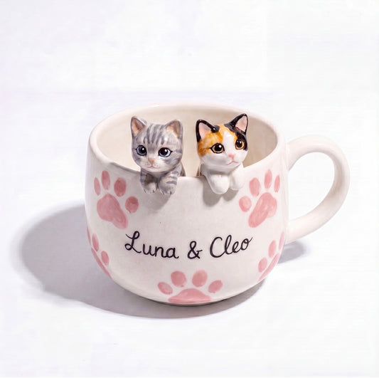 Handmade Custom Pet Figurine Mug