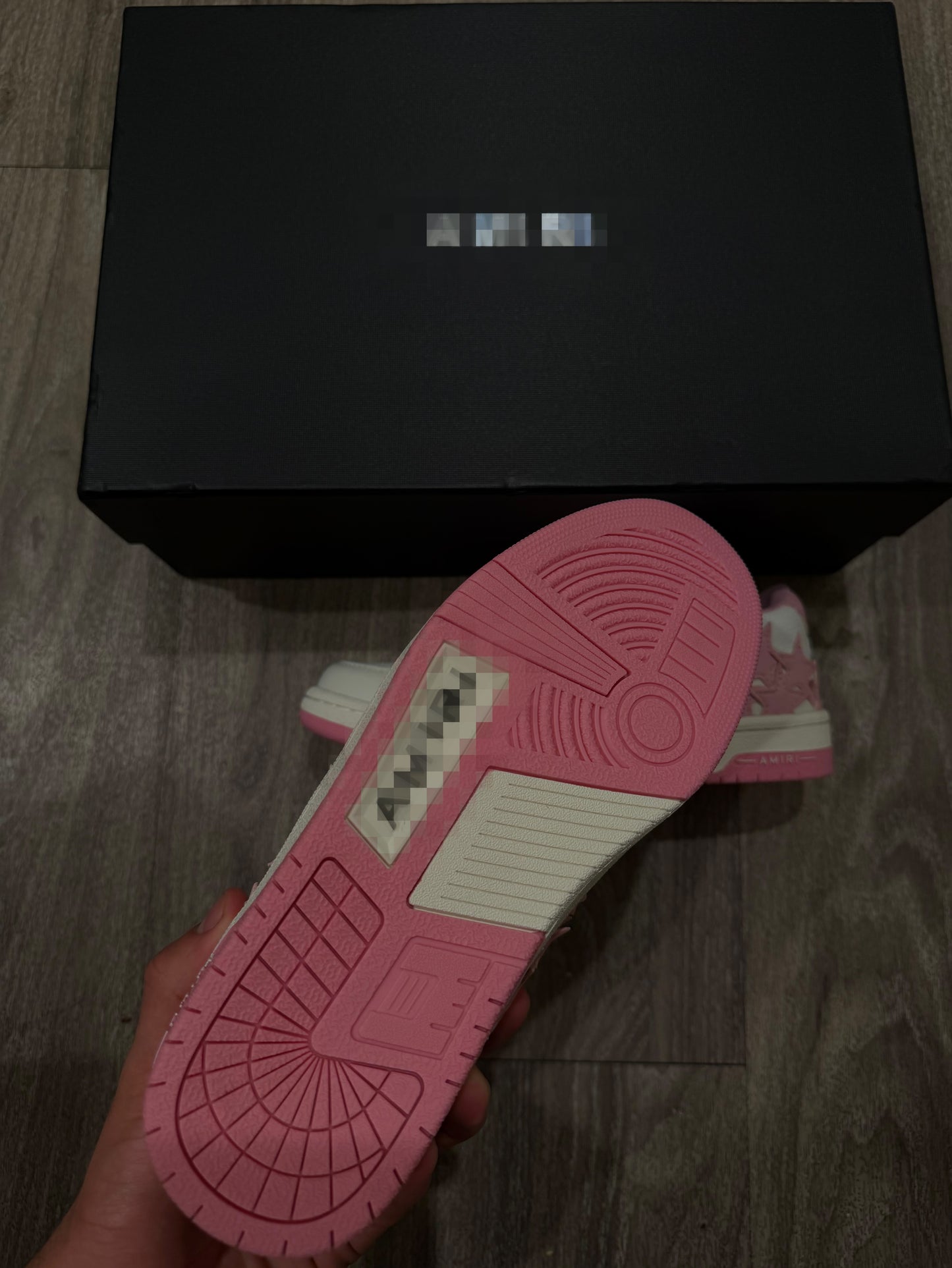 Ami Pink Star Crush Sneakers