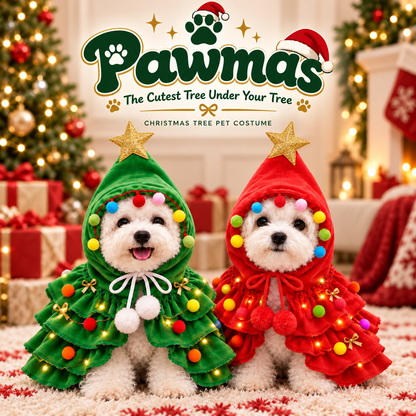 Pawmas - Christmas Tree Pet Costume