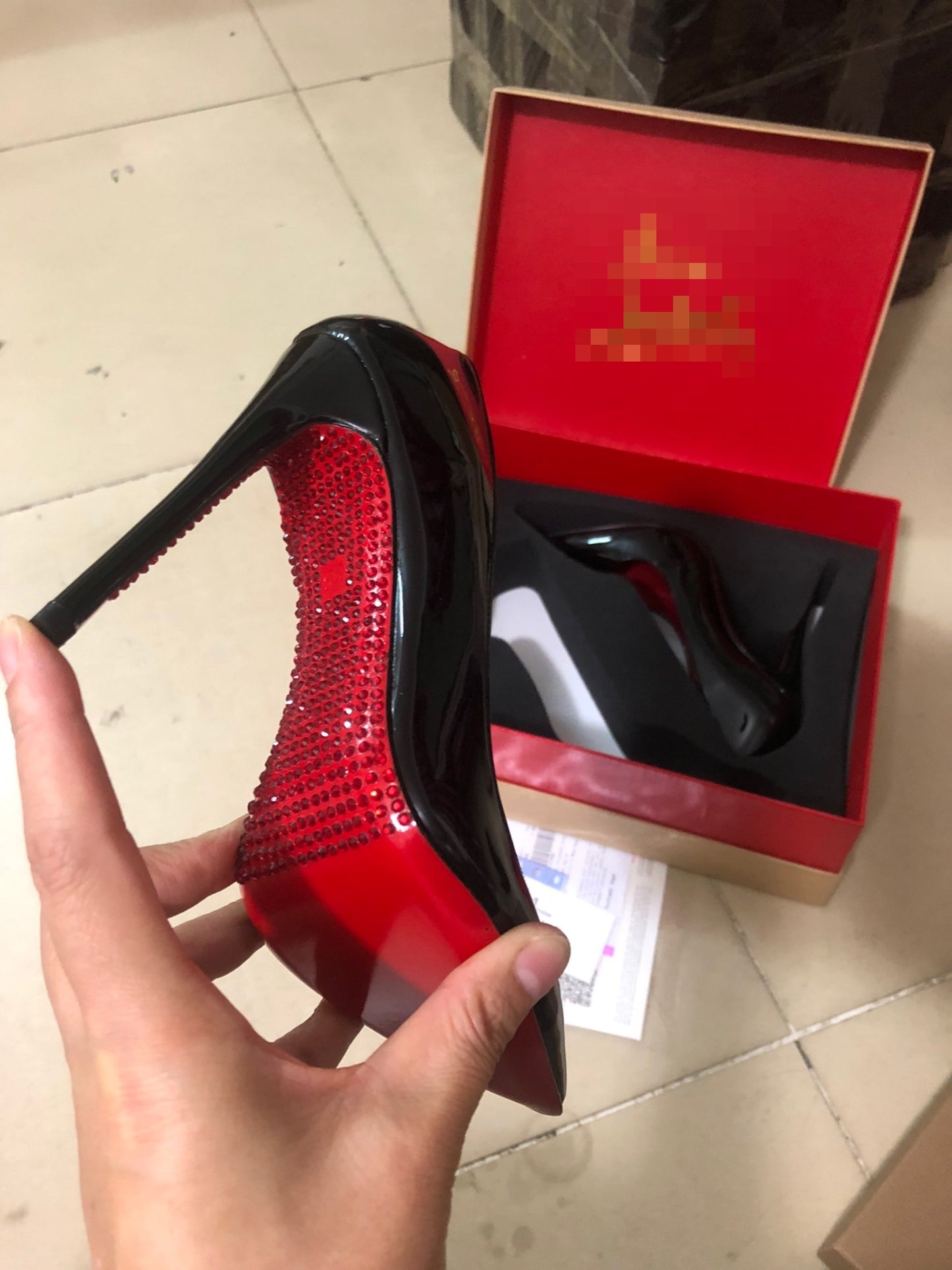 Red Bottoms Heels (Sparkly)