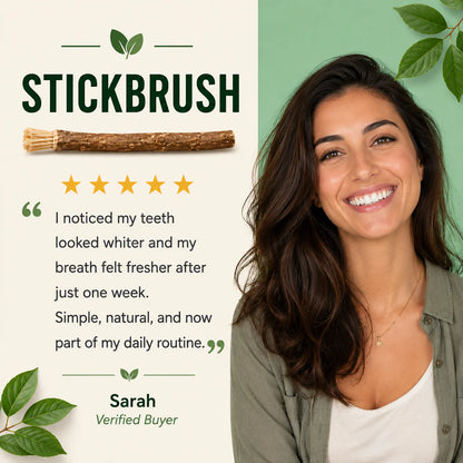 StickBrush Mint - Natural Luxora Toothbrush Stick